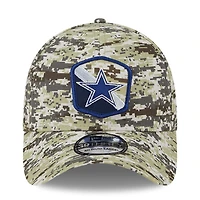 Men's New Era  Camo Dallas Cowboys 2023 Salute To Service 39THIRTY Flex Hat