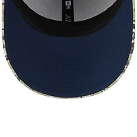 Casquette flexible New Era camouflage Dallas Cowboys 2023 Salute To Service 39THIRTY pour hommes