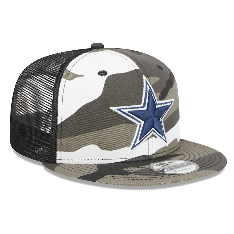 Casquette Snapback 9FIFTY Dark Trucker des Dallas Cowboys New Era pour hommes