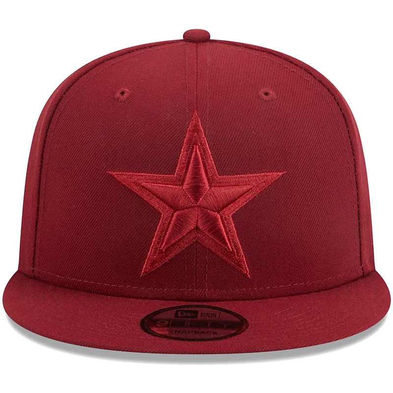 Casquette Snapback 9FIFTY Cardinal Dallas Cowboys Color Pack pour homme New Era