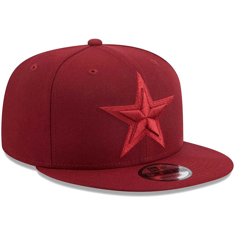 Casquette Snapback 9FIFTY Cardinal Dallas Cowboys Color Pack pour homme New Era