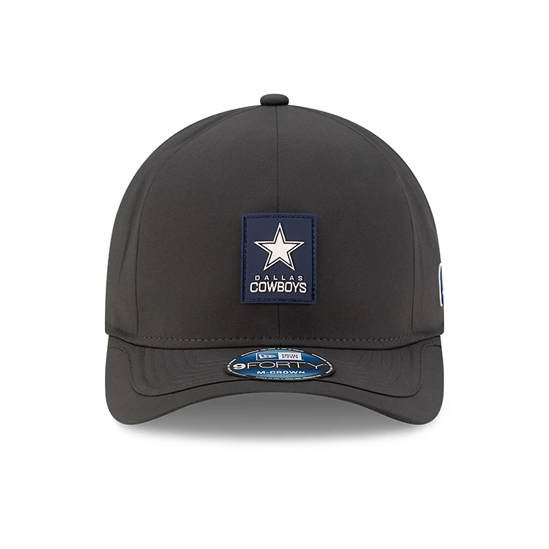 Men's New Era Charcoal Dallas Cowboys 2025 Sideline Cold Weather 9FORTY M-Crown Adjustable Hat