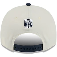 Casquette snapback 9FIFTY A-Frame New Era crème/bleu marine pour homme, Dallas Cowboys, draft NFL 2025