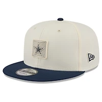 Men's New Era  Cream/Navy Dallas Cowboys 2026 NFL Training Camp 9FIFTY Snapback Hat