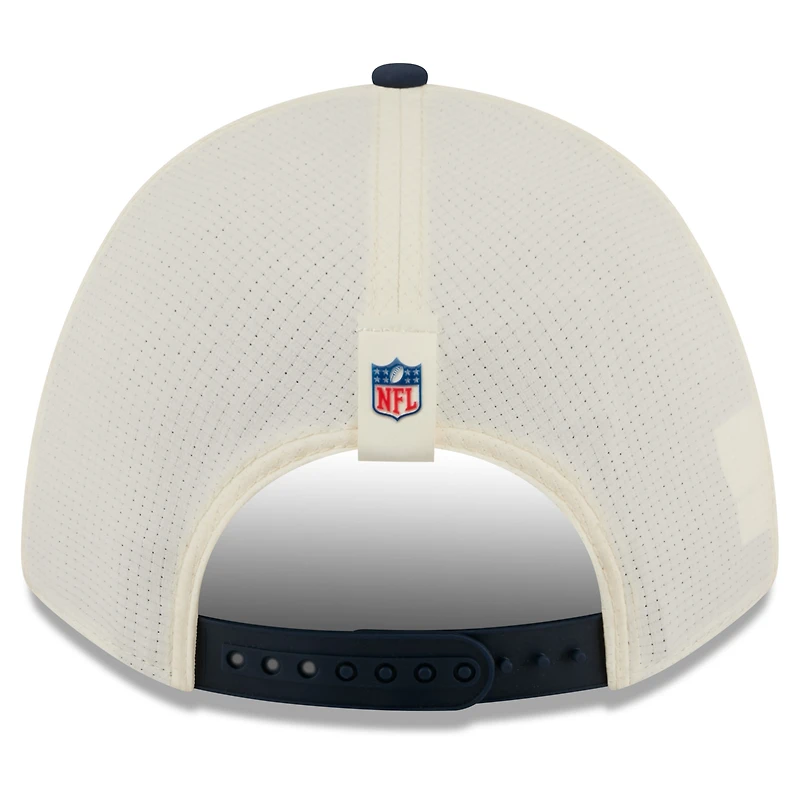 Men's New Era Cream/Navy Dallas Cowboys 2026 NFL Training Camp 9FORTY Adjustable Hat
