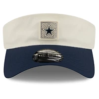 Men's New Era  Cream/Navy Dallas Cowboys 2026 NFL Training Camp Adjustable Visor