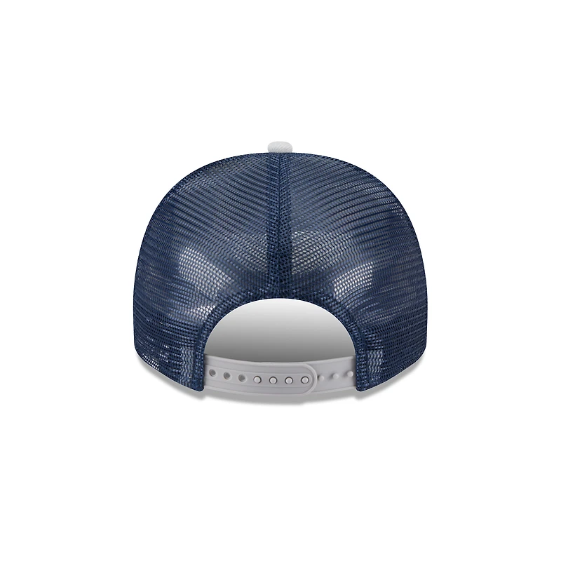 Men's New Era Cream/Navy Dallas Cowboys Banner A-Frame 9FIFTY Snapback Hat