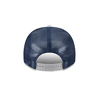 Men's New Era Cream/Navy Dallas Cowboys Banner A-Frame 9FIFTY Snapback Hat