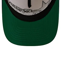 Casquette ajustable New Era crème/marine Dallas Cowboys Classic A-Frame 9FIFTY pour homme