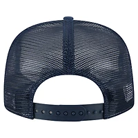 Men's New Era Cream/Navy Dallas Cowboys Cutout A-Frame 9FIFTY Snapback Hat