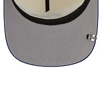 Men's New Era Cream/Royal Dallas Cowboys Golf Flag 19TWENTY Adjustable Hat