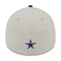 Casquette Flex New Era Dallas Cowboys 2023 NFL Draft 39THIRTY crème pour homme
