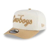 Men's New Era  Cream Dallas Cowboys Herringbone 9FIFTY A-Frame Snapback Hat