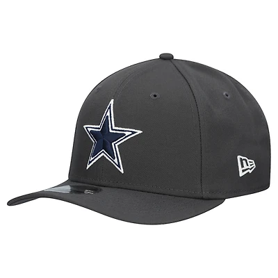Casquette ajustable New Era Graphite Dallas Cowboys Main 9SEVENTY pour homme