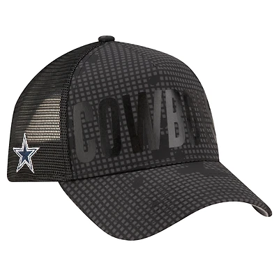 Casquette ajustable 9FORTY en graphite Dallas Cowboys Midnight Ink pour homme New Era