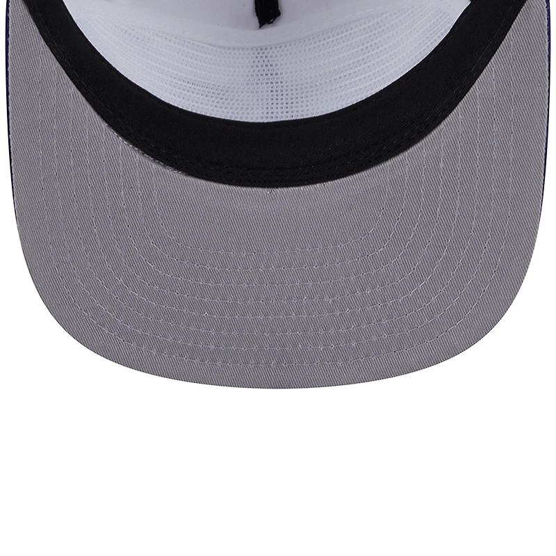 Men's New Era Gray/Navy Dallas Cowboys Throwback Dye Golfer Snapback Hat