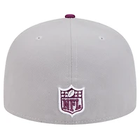 Men's New Era Gray/Purple Dallas Cowboys Two-Tone Color Pack 59FIFTY Fitted Hat