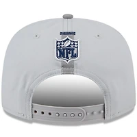 Casquette Snapback de golfeur New Era pour hommes des Dallas Cowboys 2024 NFL Training Camp, grise