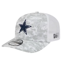 Men's New Era Gray Dallas Cowboys 2025 Salute to Service Fan Pack 9SEVENTY Adjustable Hat