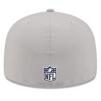 Casquette ajustée 59FIFTY Sideline 2025 des Cowboys de Dallas New Era pour homme, grise