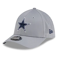 Men's New Era Gray Dallas Cowboys 39THIRTY M-Crown Flex Fit Hat
