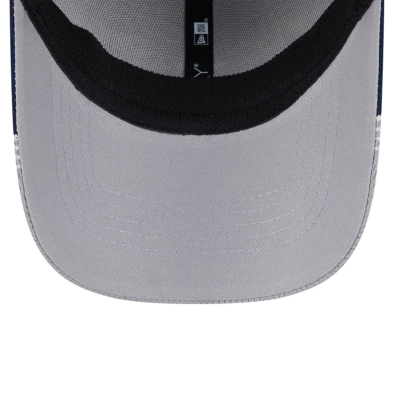 Men's New Era Gray Dallas Cowboys Active Visor Trim 39THIRTY Flex Hat