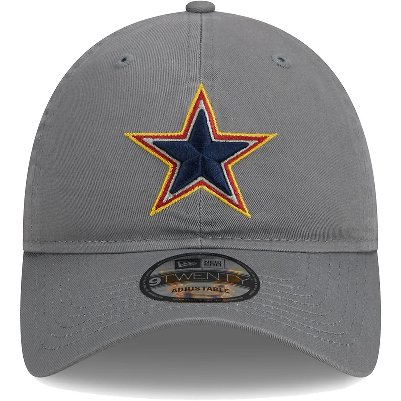 Men's New Era Gray Dallas Cowboys Color Pack 9TWENTY Adjustable Hat