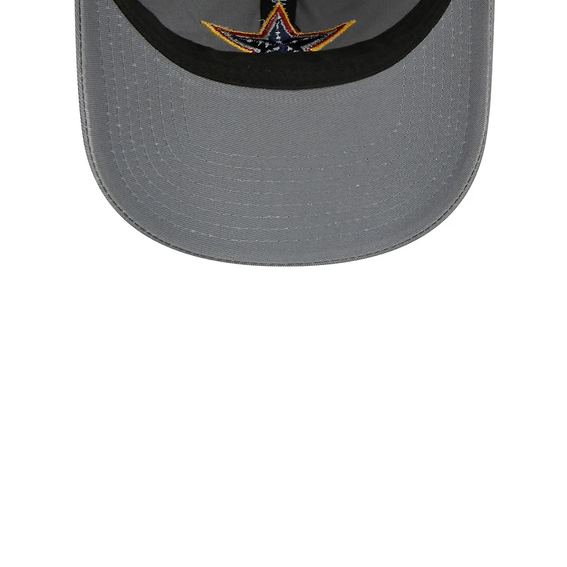 Casquette réglable 9TWENTY gris Dallas Cowboys New Era pour homme