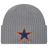 Men's New Era Gray Dallas Cowboys Color Pack Cuffed Knit Hat