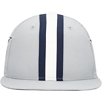 Men's New Era Gray Dallas Cowboys  Helmet 9FIFTY Snapback Hat