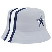 Chapeau bob gris Dallas Cowboys pour homme New Era