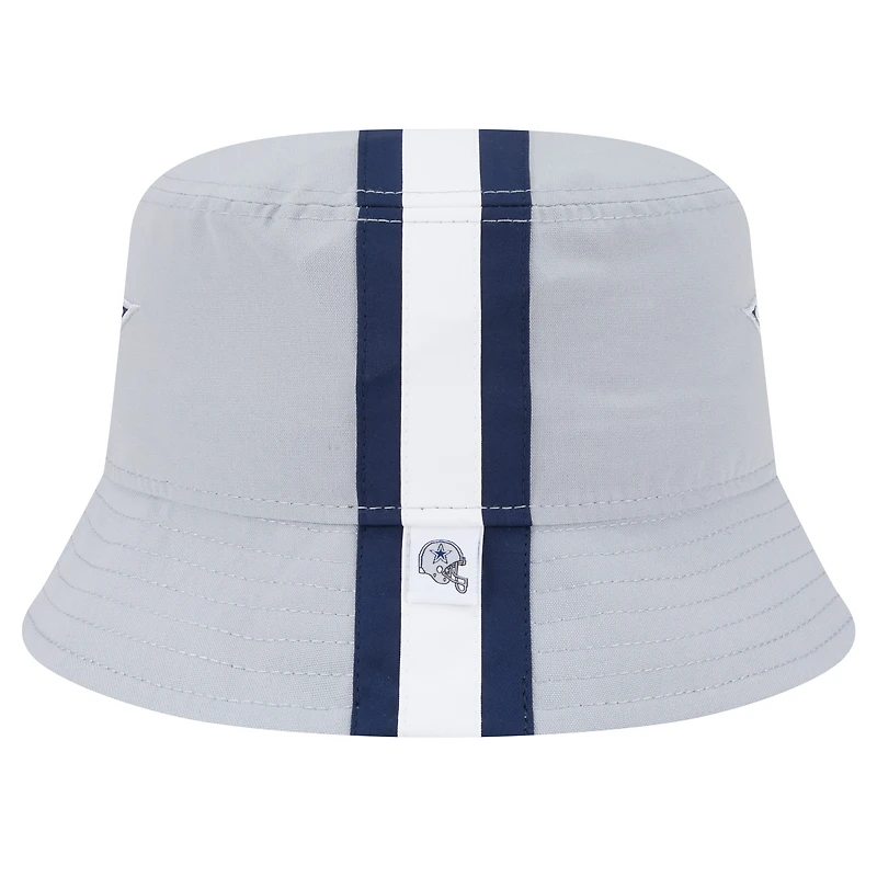 Chapeau bob gris Dallas Cowboys pour homme New Era