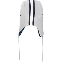 Bonnet en tricot gris Dallas Cowboys Helmet Head Trapper pour homme New Era