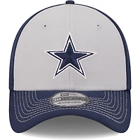 Casquette flex 39THIRTY Main des Dallas Cowboys New Era grise pour homme