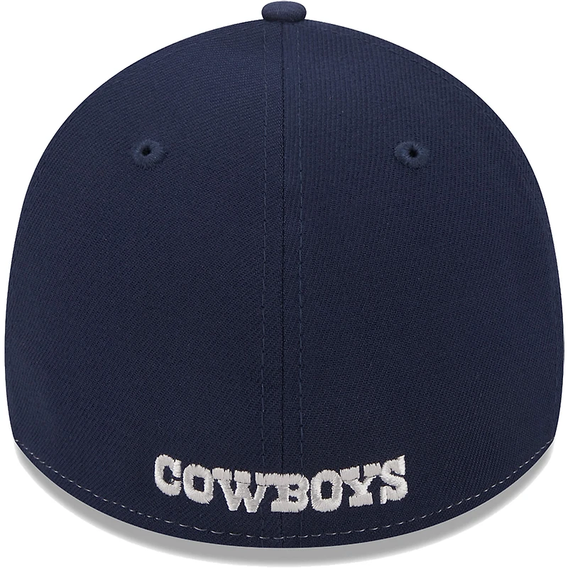 Casquette flex 39THIRTY Main des Dallas Cowboys New Era grise pour homme