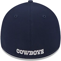 Casquette flex 39THIRTY Main des Dallas Cowboys New Era grise pour homme