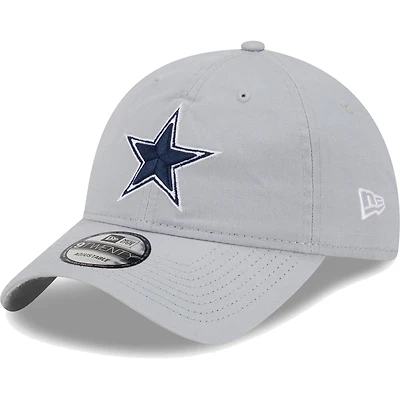 Casquette ajustable 9TWENTY Main Core Classic 2.0 9TWENTY des Dallas Cowboys New Era grise pour homme
