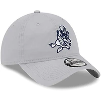 Casquette réglable New Era Dallas Cowboys Retro Main Core Classic 2.0 9TWENTY grise pour homme