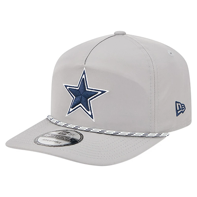 Men's New Era Gray Dallas Cowboys Rope 19TWENTY Hat