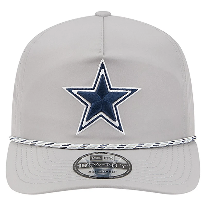 Men's New Era Gray Dallas Cowboys Rope 19TWENTY Hat