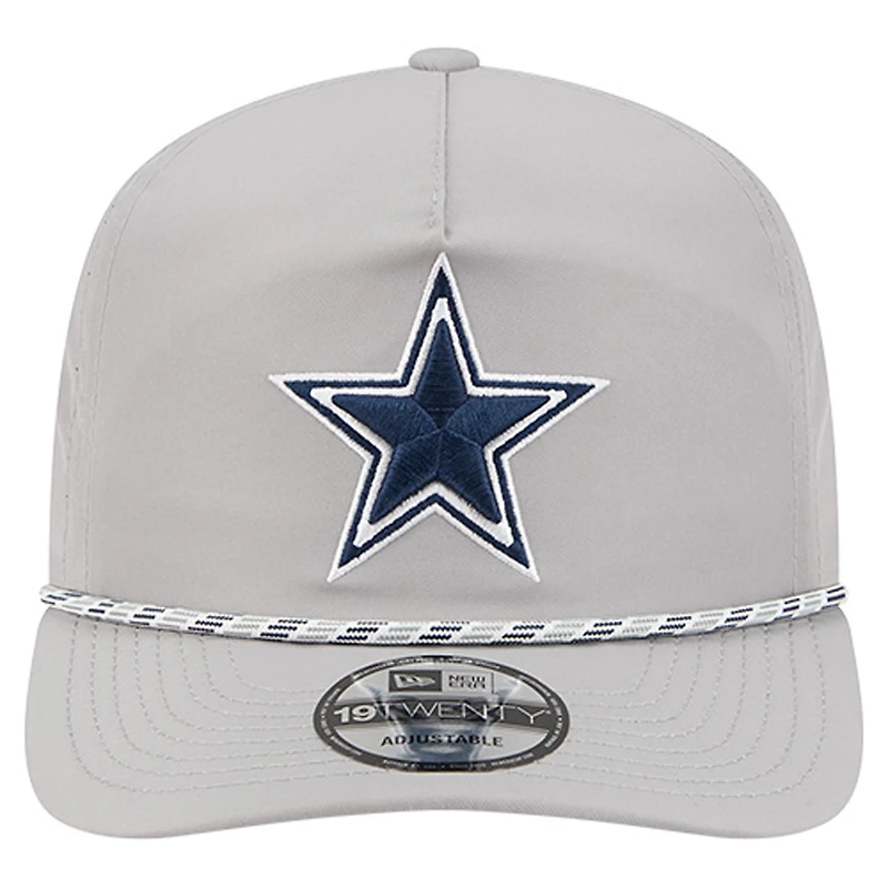 Casquette New Era grise Dallas Cowboys Rope 19TWENTY pour homme