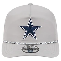 Casquette New Era grise Dallas Cowboys Rope 19TWENTY pour homme
