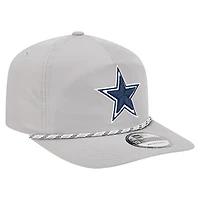 Casquette New Era grise Dallas Cowboys Rope 19TWENTY pour homme