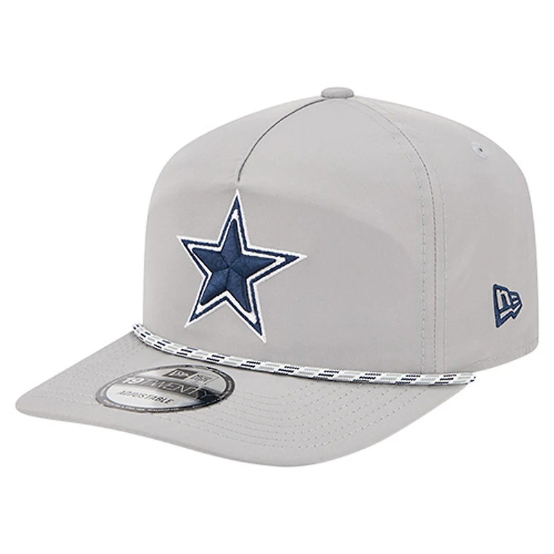 Casquette New Era grise Dallas Cowboys Rope 19TWENTY pour homme