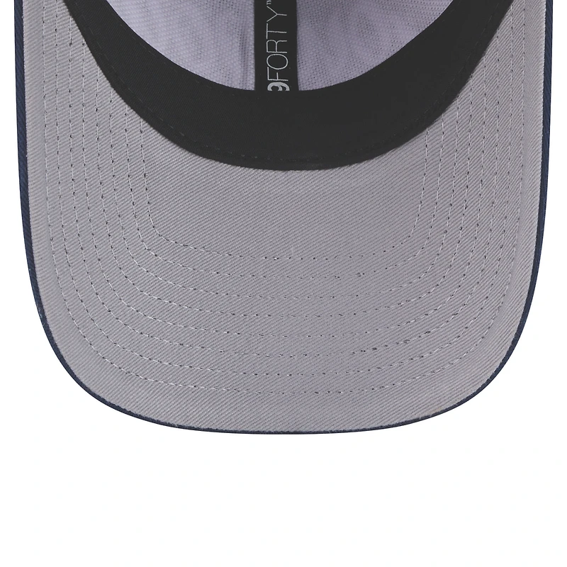 Men's New Era Gray Dallas Cowboys Team Loyal A-Frame 9FORTY Adjustable Hat