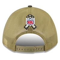 Casquette ajustable 9FORTY A-Frame M-Crown pour homme New Era verte Dallas Cowboys 2025 Salute to Service
