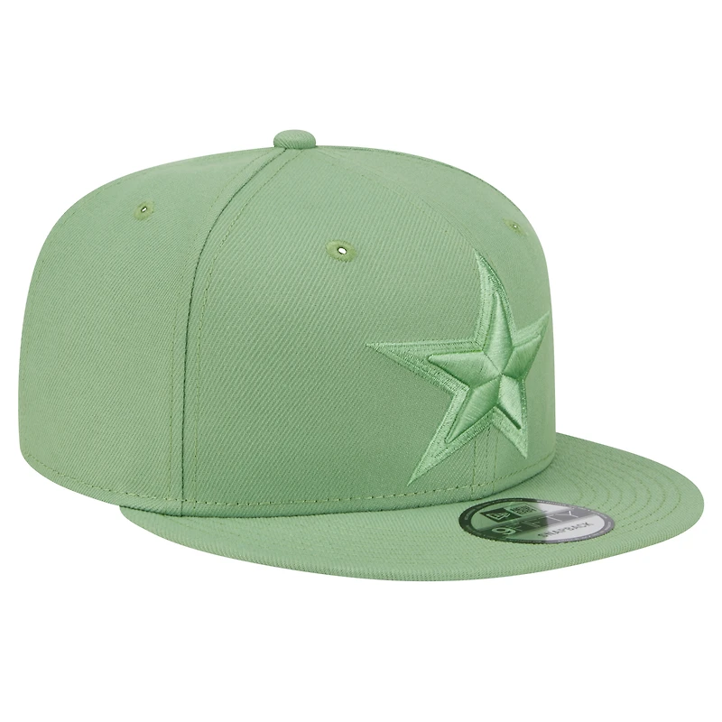 Casquette snapback 9FIFTY Dallas Cowboys verte de New Era pour homme