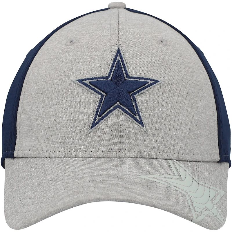Men's New Era Heather Gray/Navy Dallas Cowboys Active Two-Tone 39THIRTY Flex Hat