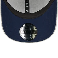 Casquette réglable New Era gris chiné/bleu marine Dallas Cowboys Pop Trucker 9FORTY pour hommes