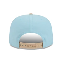 Men's New Era Light Blue/Brown Dallas Cowboys Two-Tone Color Pack A-Frame 9FIFTY Snapback Hat